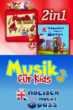 2 in 1 - Music for Kids + Englisch Macht Spass - Eine Reise nach London! (Europe) (En,De) (NDSi Enhanced) screen shot game playing